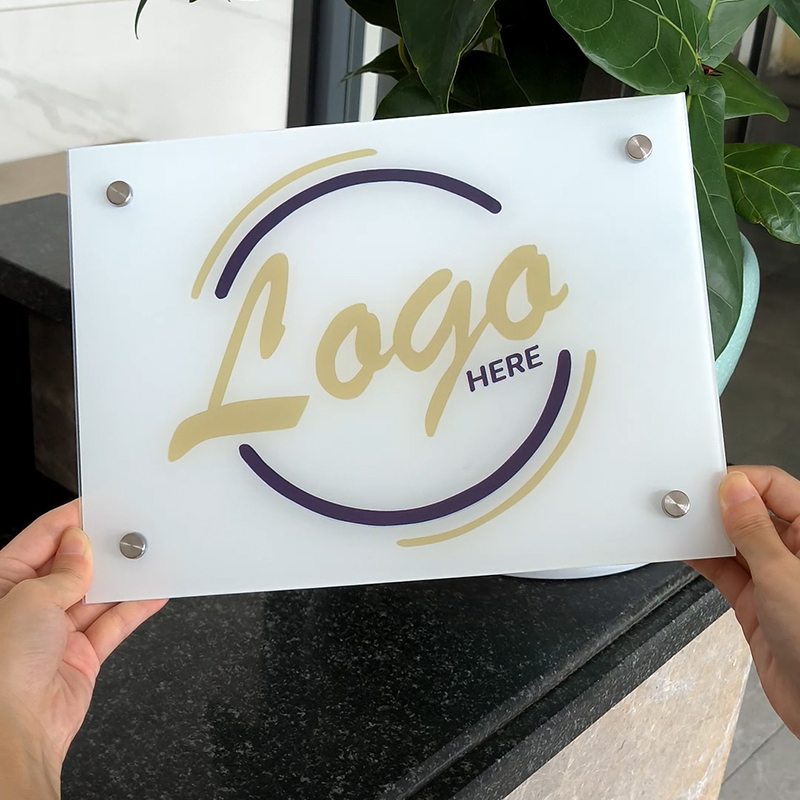 Personalized Acrylic Business Logo Plaque